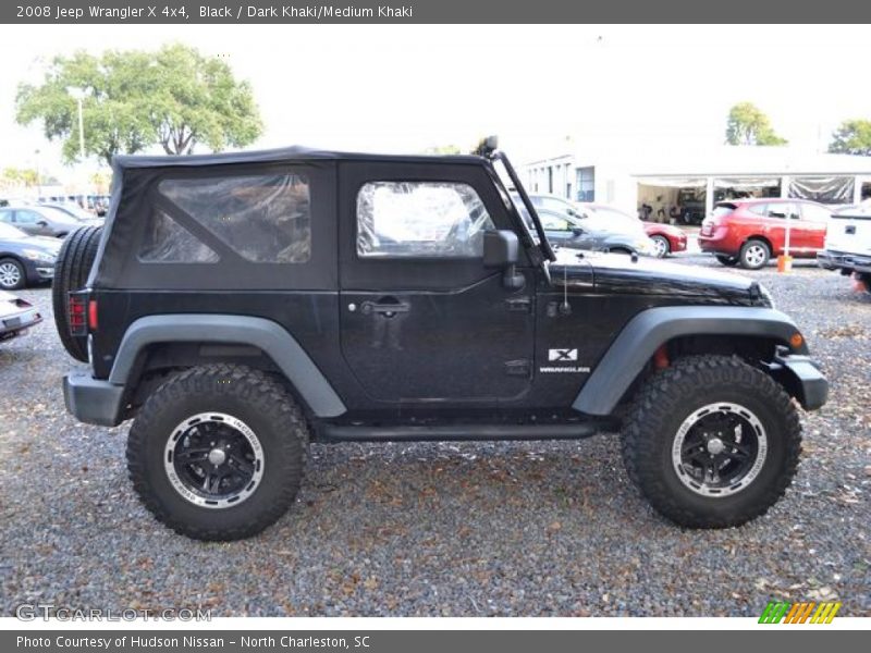 Black / Dark Khaki/Medium Khaki 2008 Jeep Wrangler X 4x4