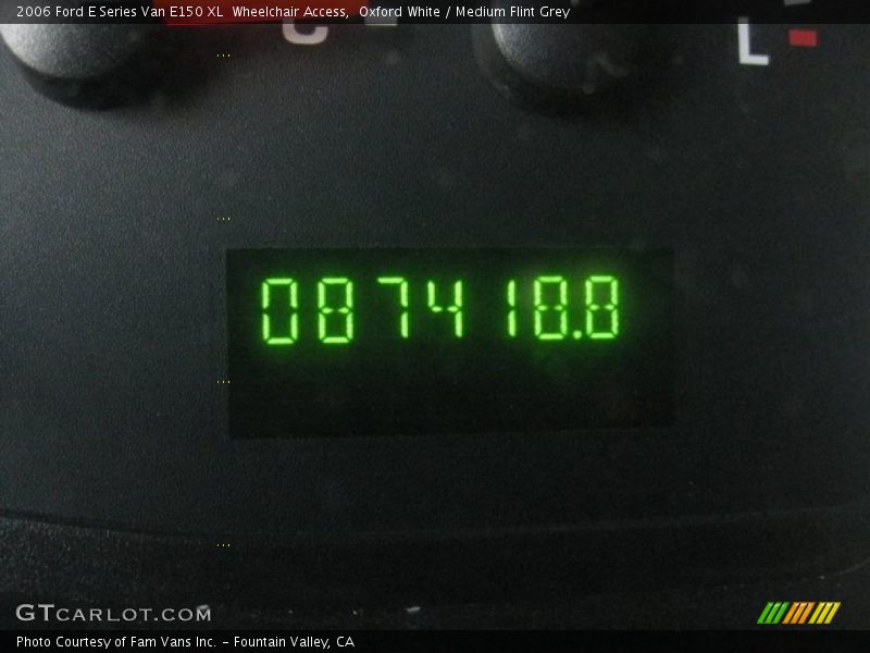 Oxford White / Medium Flint Grey 2006 Ford E Series Van E150 XL  Wheelchair Access