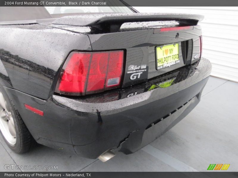 Black / Dark Charcoal 2004 Ford Mustang GT Convertible