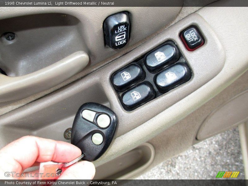 Controls of 1998 Lumina LS