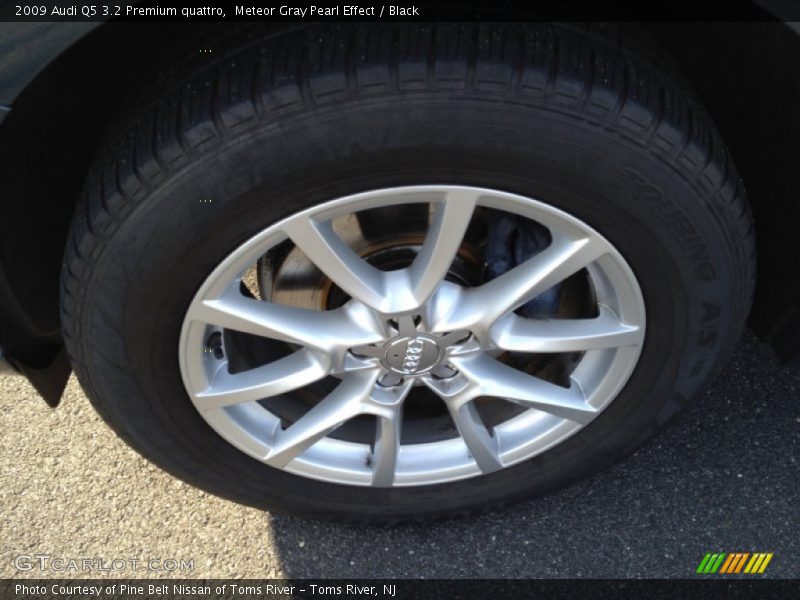 Meteor Gray Pearl Effect / Black 2009 Audi Q5 3.2 Premium quattro