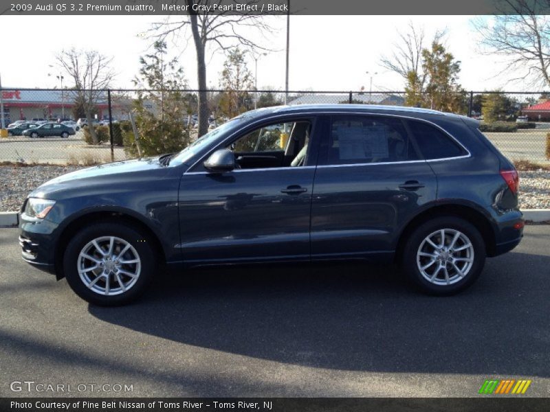 Meteor Gray Pearl Effect / Black 2009 Audi Q5 3.2 Premium quattro