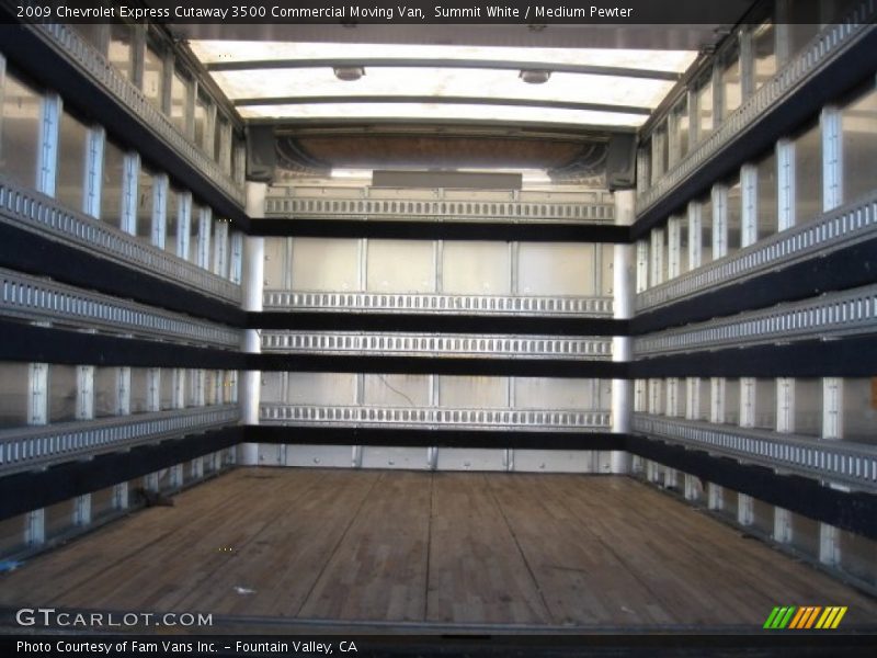 Summit White / Medium Pewter 2009 Chevrolet Express Cutaway 3500 Commercial Moving Van