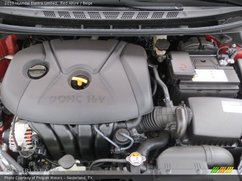 Red Allure / Beige 2013 Hyundai Elantra Limited