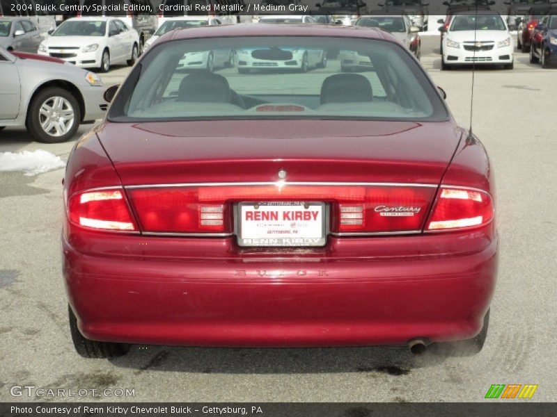Cardinal Red Metallic / Medium Gray 2004 Buick Century Special Edition