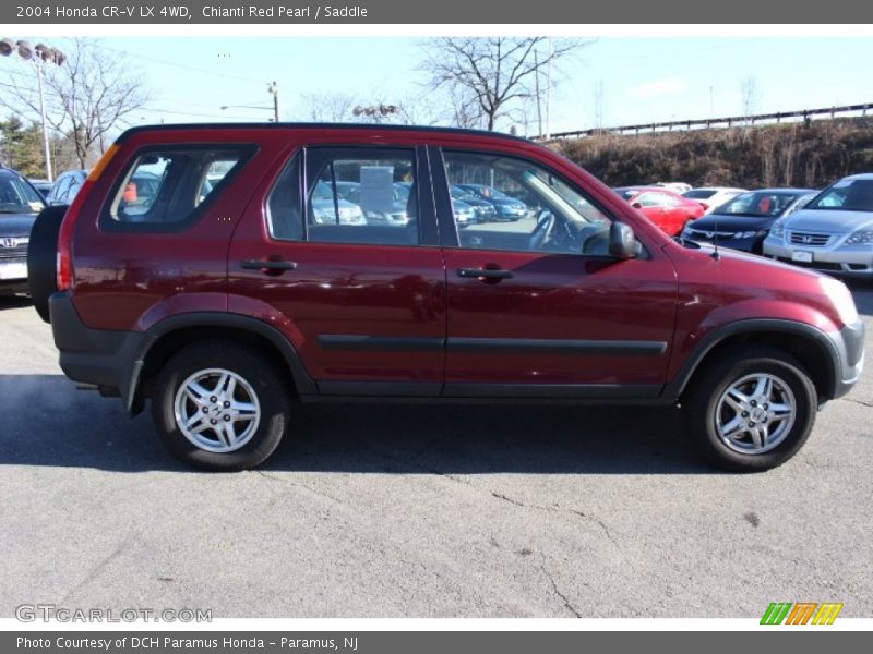 Chianti Red Pearl / Saddle 2004 Honda CR-V LX 4WD