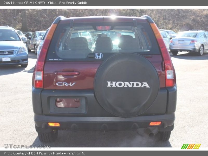 Chianti Red Pearl / Saddle 2004 Honda CR-V LX 4WD
