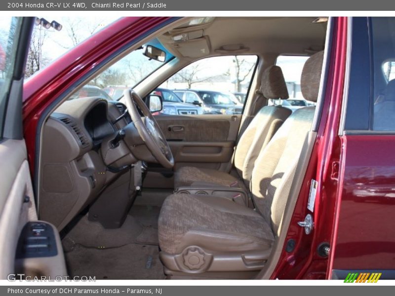 Chianti Red Pearl / Saddle 2004 Honda CR-V LX 4WD