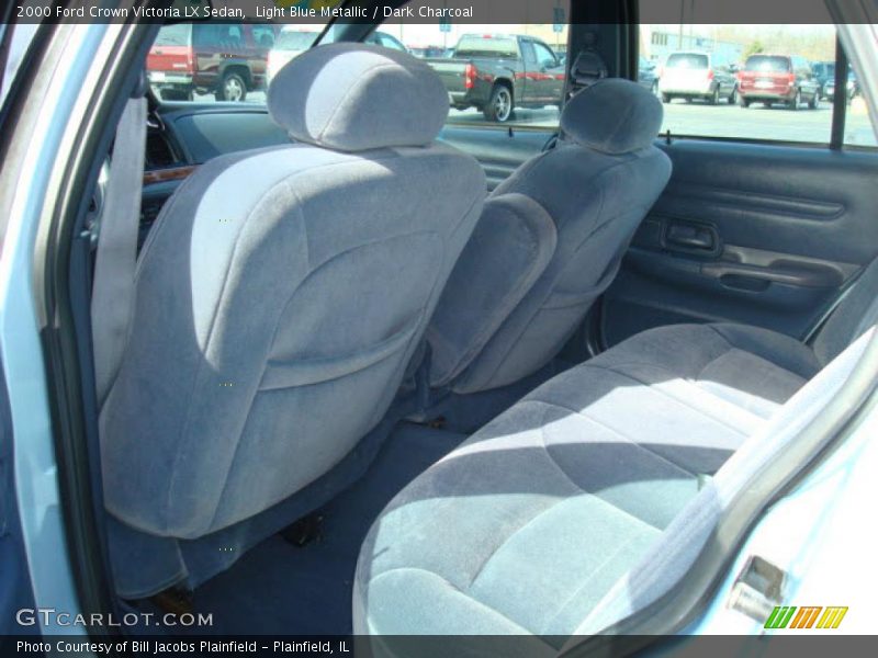 Light Blue Metallic / Dark Charcoal 2000 Ford Crown Victoria LX Sedan
