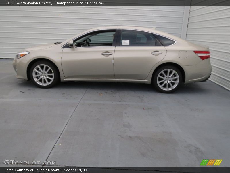 Champagne Mica / Light Gray 2013 Toyota Avalon Limited