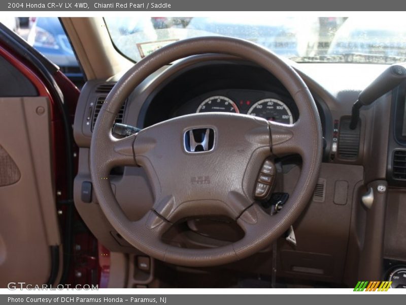 Chianti Red Pearl / Saddle 2004 Honda CR-V LX 4WD