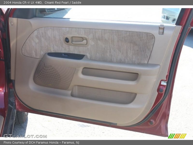 Chianti Red Pearl / Saddle 2004 Honda CR-V LX 4WD