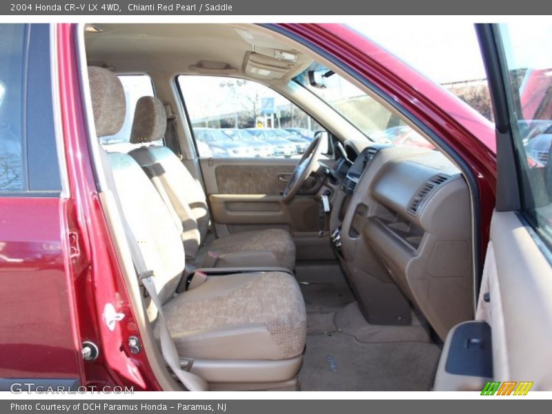 Chianti Red Pearl / Saddle 2004 Honda CR-V LX 4WD