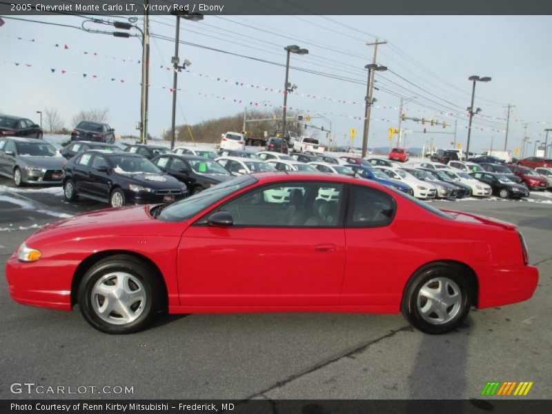 Victory Red / Ebony 2005 Chevrolet Monte Carlo LT
