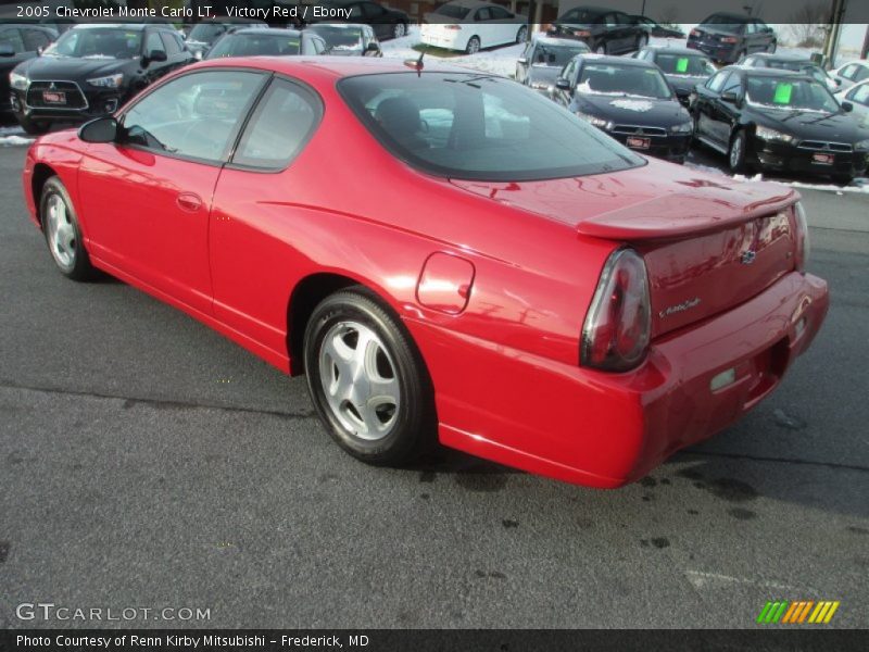 Victory Red / Ebony 2005 Chevrolet Monte Carlo LT