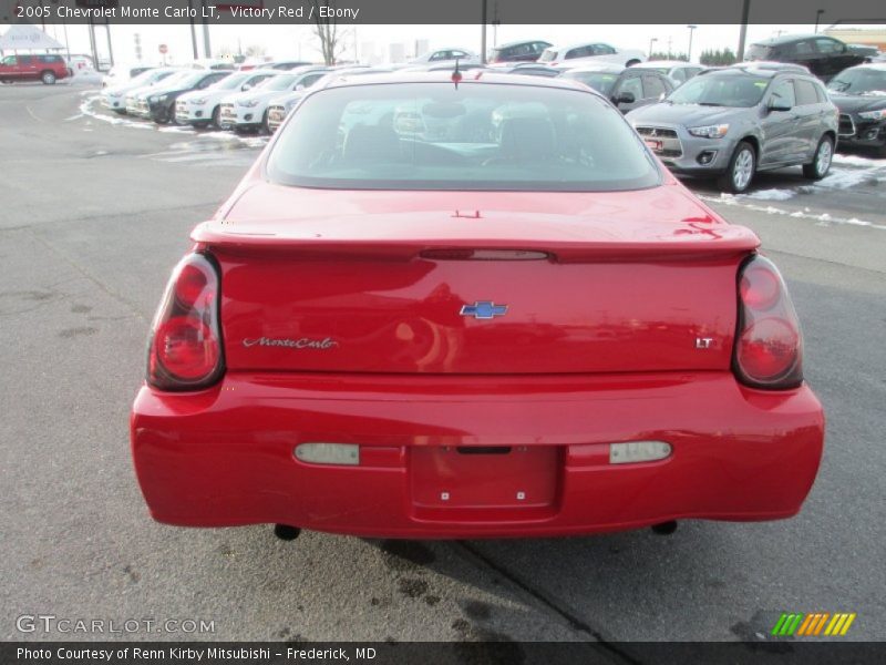 Victory Red / Ebony 2005 Chevrolet Monte Carlo LT