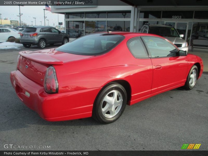 Victory Red / Ebony 2005 Chevrolet Monte Carlo LT