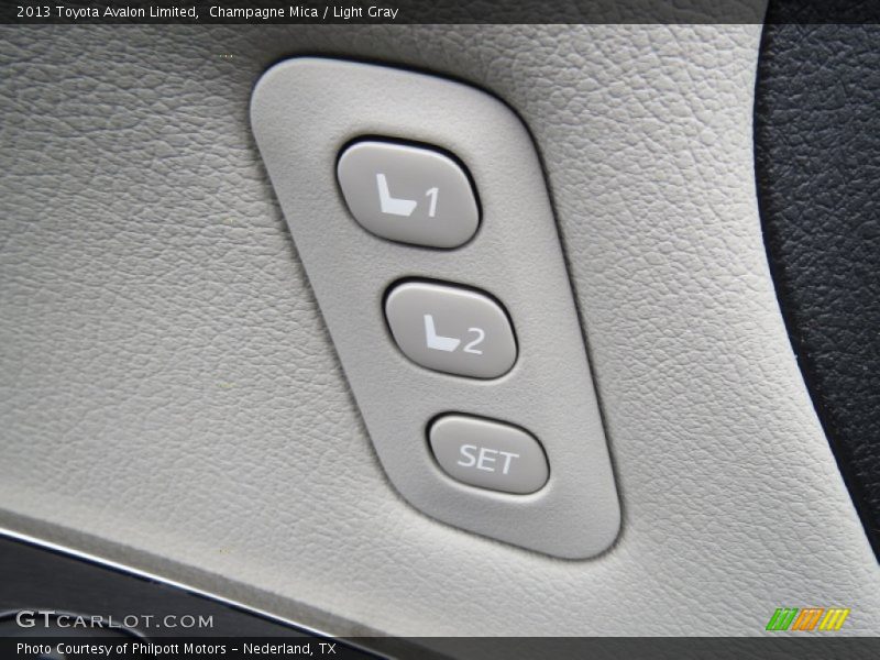 Controls of 2013 Avalon Limited