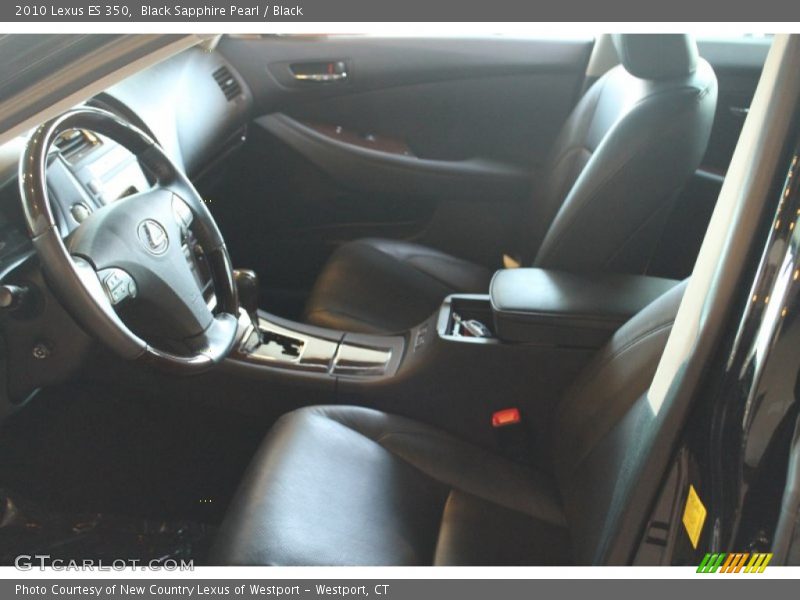 Black Sapphire Pearl / Black 2010 Lexus ES 350