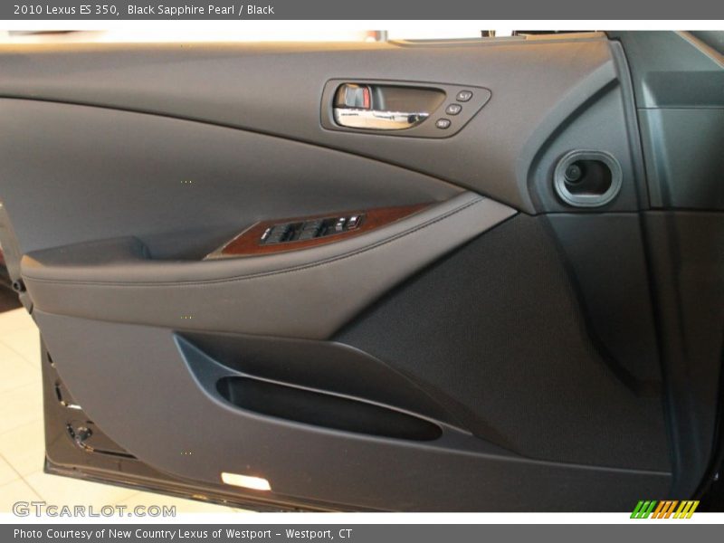 Black Sapphire Pearl / Black 2010 Lexus ES 350