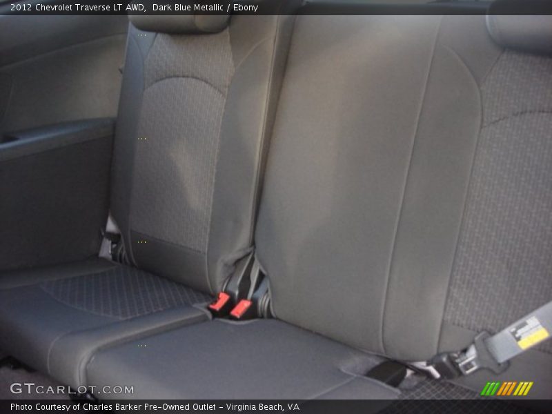 Dark Blue Metallic / Ebony 2012 Chevrolet Traverse LT AWD