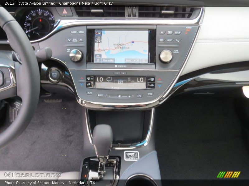 Controls of 2013 Avalon Limited