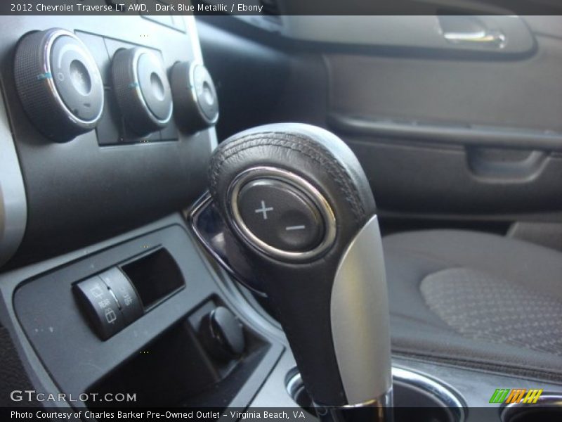 Dark Blue Metallic / Ebony 2012 Chevrolet Traverse LT AWD