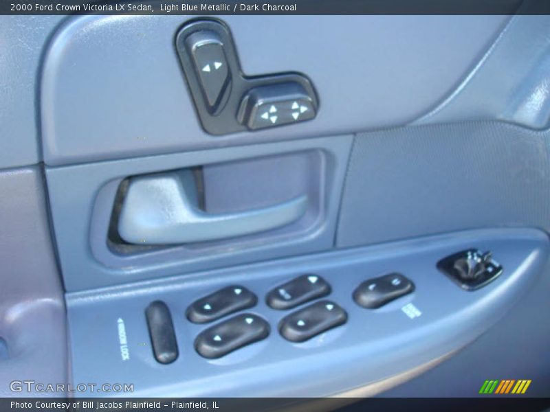 Light Blue Metallic / Dark Charcoal 2000 Ford Crown Victoria LX Sedan