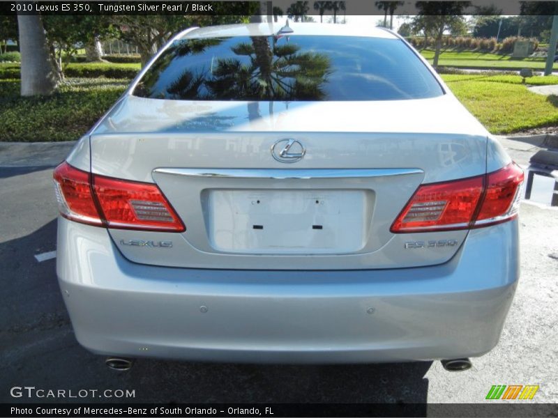 Tungsten Silver Pearl / Black 2010 Lexus ES 350