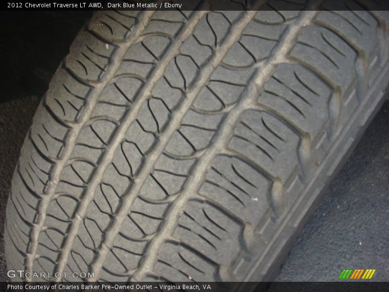 Dark Blue Metallic / Ebony 2012 Chevrolet Traverse LT AWD