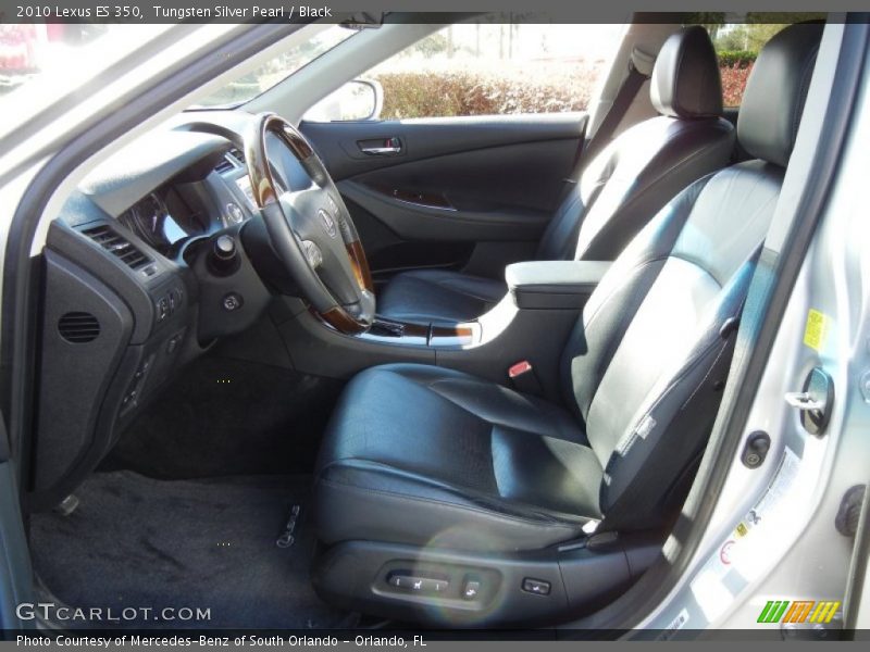 Tungsten Silver Pearl / Black 2010 Lexus ES 350