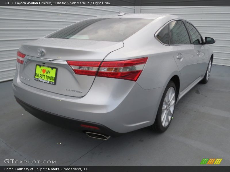Classic Silver Metallic / Light Gray 2013 Toyota Avalon Limited