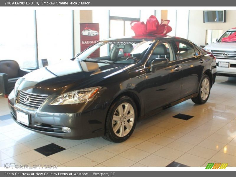 Smokey Granite Mica / Black 2009 Lexus ES 350