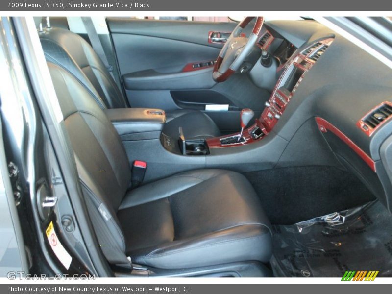 Smokey Granite Mica / Black 2009 Lexus ES 350