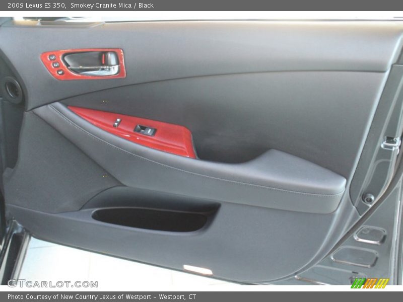 Smokey Granite Mica / Black 2009 Lexus ES 350