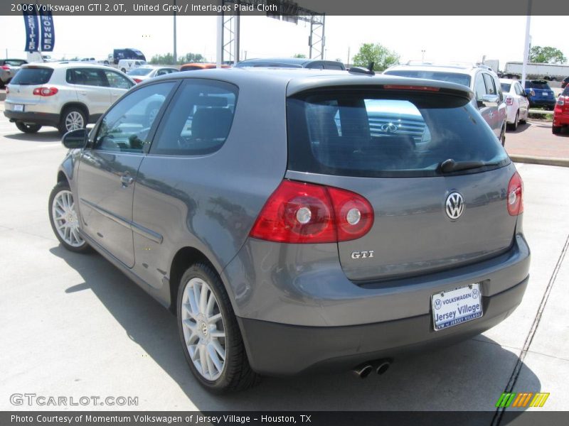 United Grey / Interlagos Plaid Cloth 2006 Volkswagen GTI 2.0T