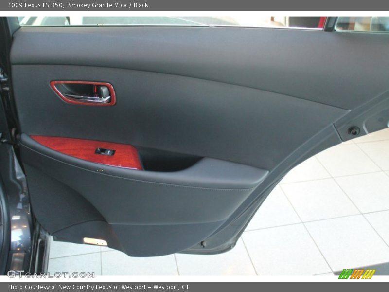 Smokey Granite Mica / Black 2009 Lexus ES 350