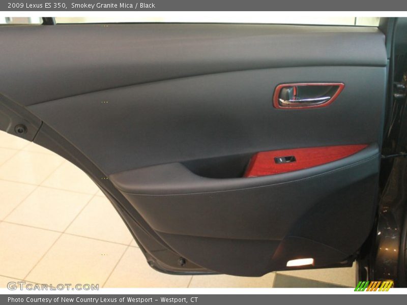 Smokey Granite Mica / Black 2009 Lexus ES 350