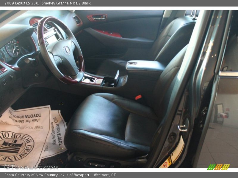 Smokey Granite Mica / Black 2009 Lexus ES 350