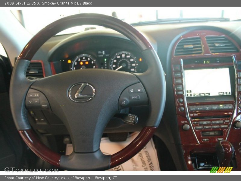 Smokey Granite Mica / Black 2009 Lexus ES 350
