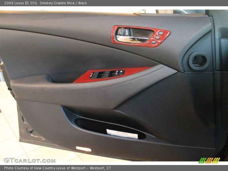 Smokey Granite Mica / Black 2009 Lexus ES 350