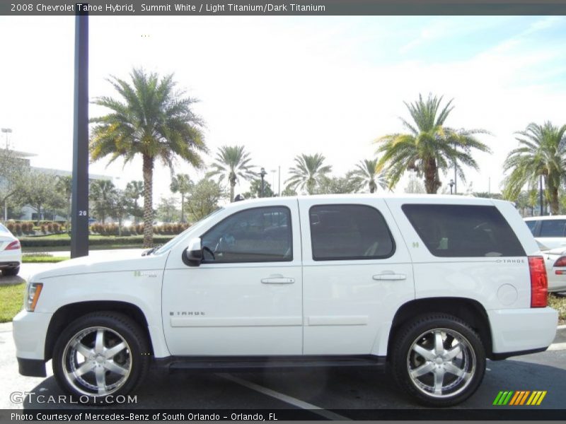Summit White / Light Titanium/Dark Titanium 2008 Chevrolet Tahoe Hybrid