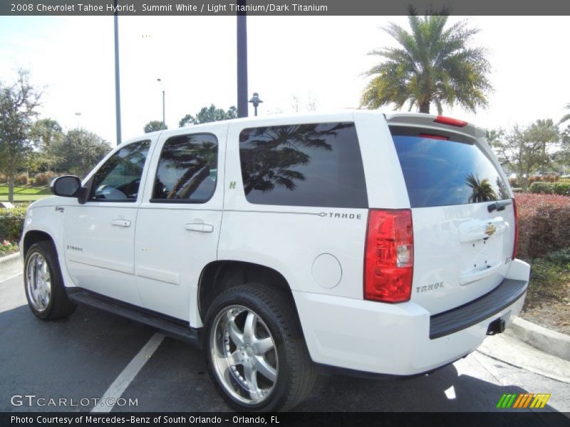 Summit White / Light Titanium/Dark Titanium 2008 Chevrolet Tahoe Hybrid
