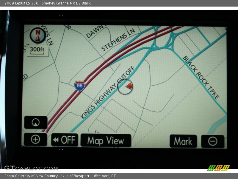Smokey Granite Mica / Black 2009 Lexus ES 350
