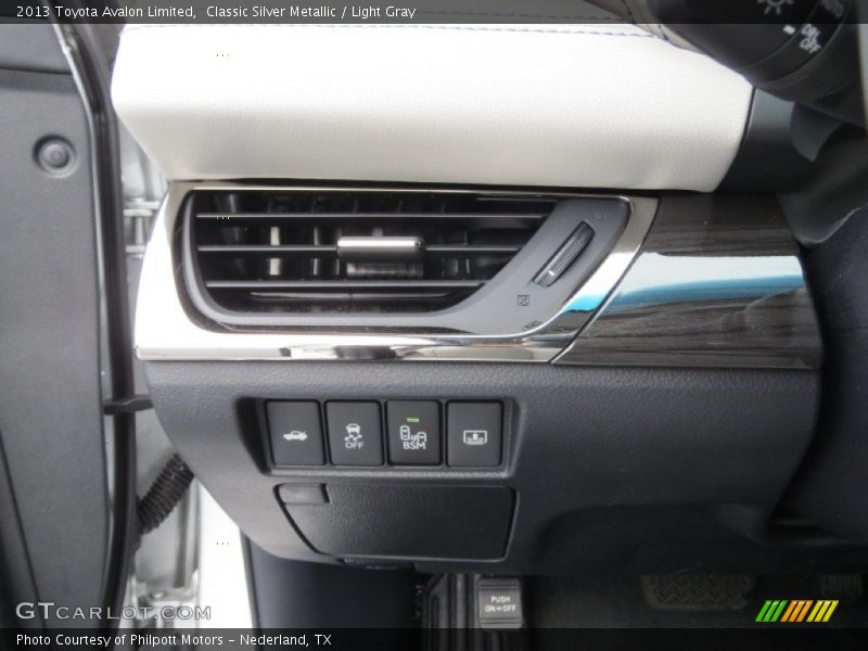 Controls of 2013 Avalon Limited