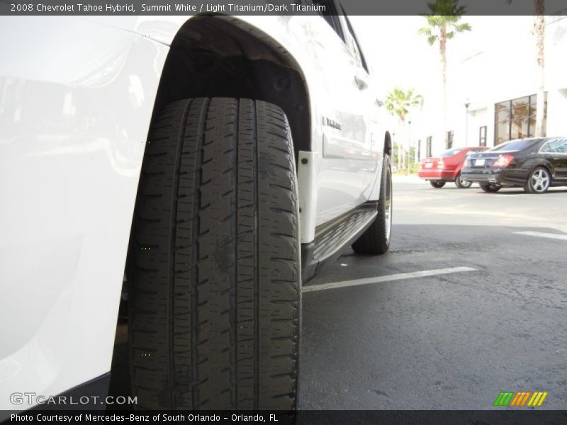 Summit White / Light Titanium/Dark Titanium 2008 Chevrolet Tahoe Hybrid