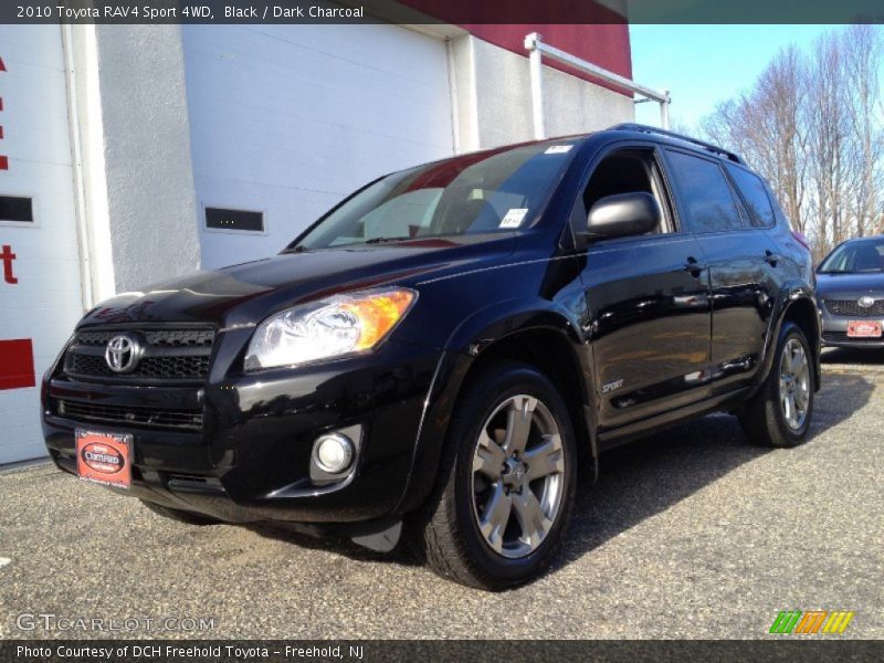 Black / Dark Charcoal 2010 Toyota RAV4 Sport 4WD