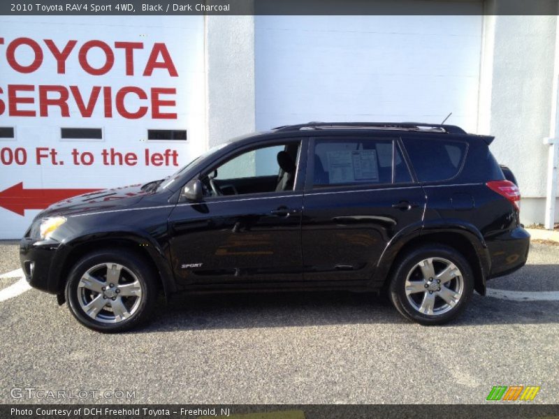 Black / Dark Charcoal 2010 Toyota RAV4 Sport 4WD