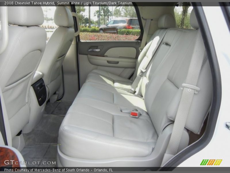 Summit White / Light Titanium/Dark Titanium 2008 Chevrolet Tahoe Hybrid