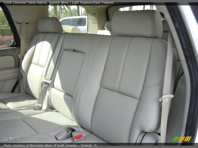 Summit White / Light Titanium/Dark Titanium 2008 Chevrolet Tahoe Hybrid